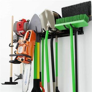 Garage Storage,Ski Garage Organization,Garden Tool Organizer, Mop & Broom Holder